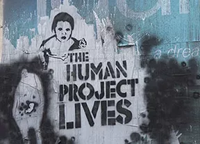 UK Children of Men movie stencil