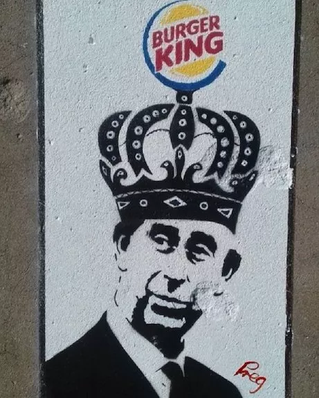 UK Hull Preg Burger King Charles III