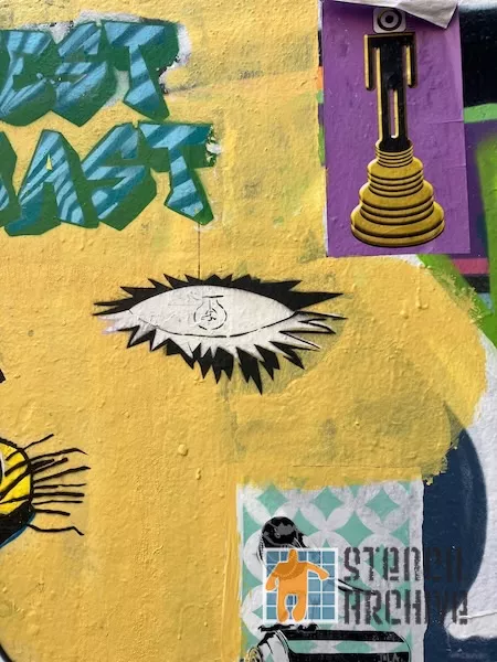 UK London Brick Lane bulb eye