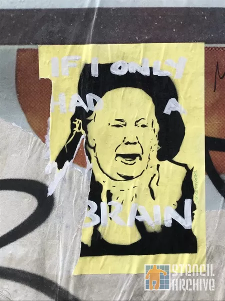 UK London Brick Ln If I only had a brain