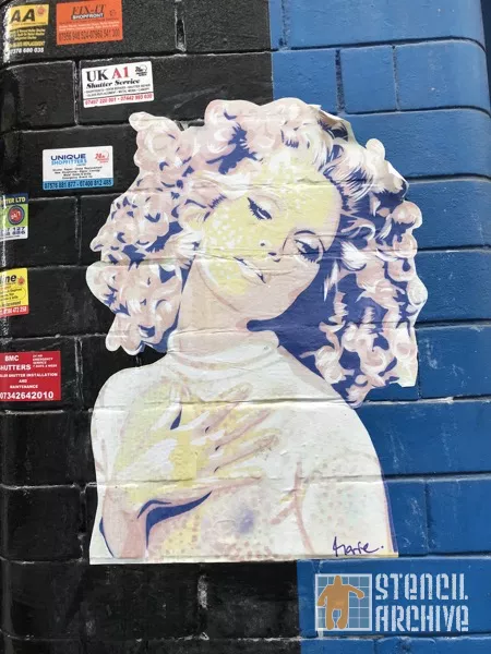 UK London Brick Ln Nate female on paper