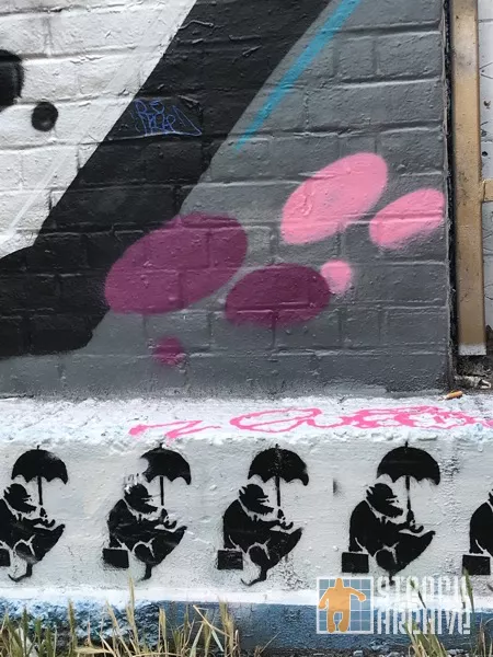 UK London Brick Ln Not Banksy Rats