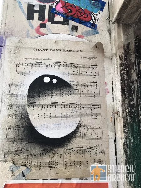 UK London Brick Ln droplet on paper