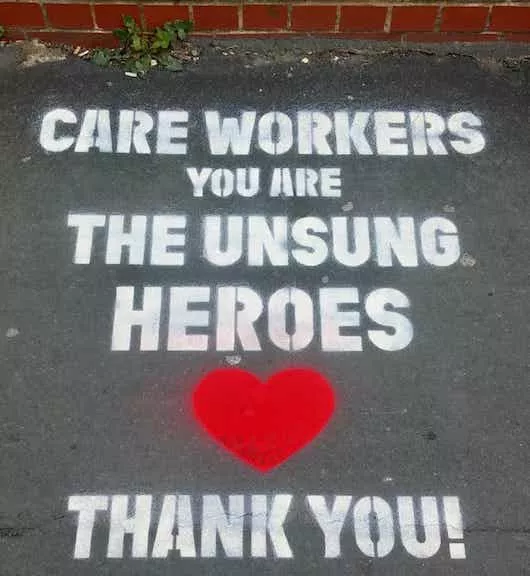 UK London COVID-19 Care Workers Heroes