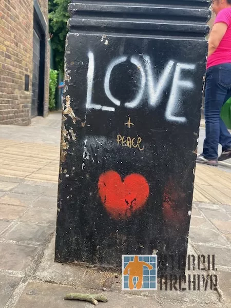 UK London Love and heart
