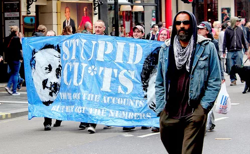UK London March 26 Cuts Protest