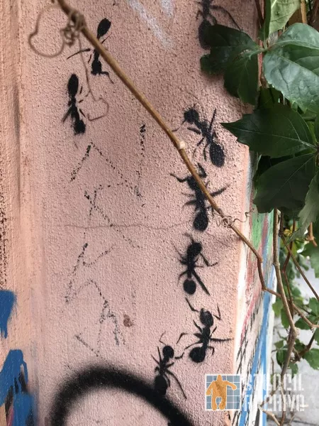 UK London Shoreditch ants