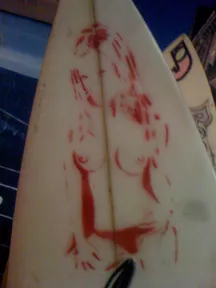 UK Newquay topless surfer