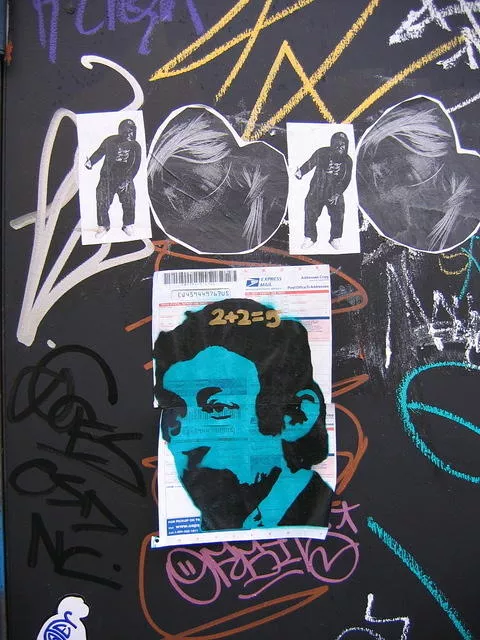 2+2=5 SF Mission portrait sticker