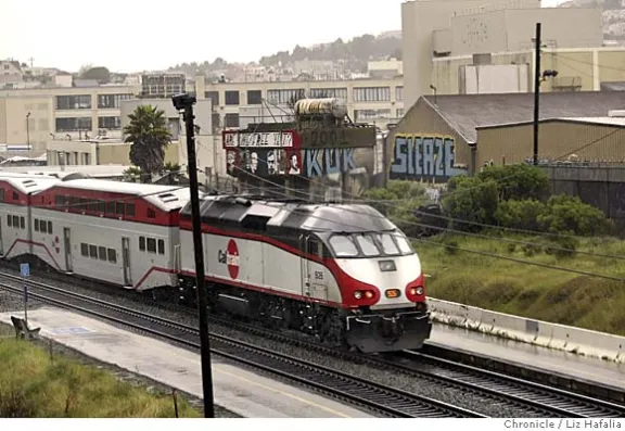 SF Claude Moller Mural by tracks
