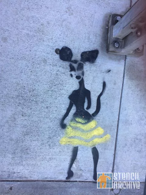Eclair dog in skirt