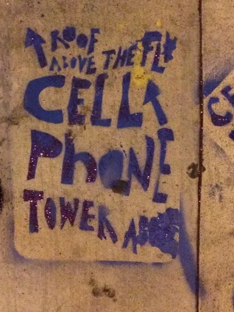 Eclair cellphone tower protest 01 Divisadero
