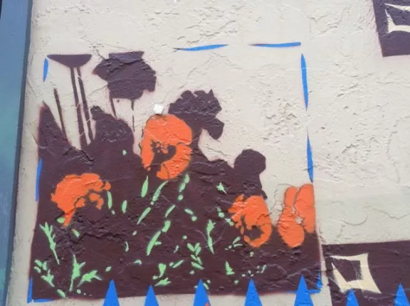Kate Deciccio SF Lower Haight mural on wiggle 02