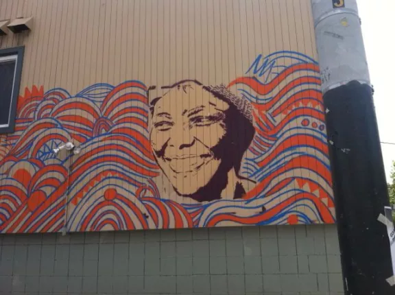 SF Lower Haight mural Wangari Maathai