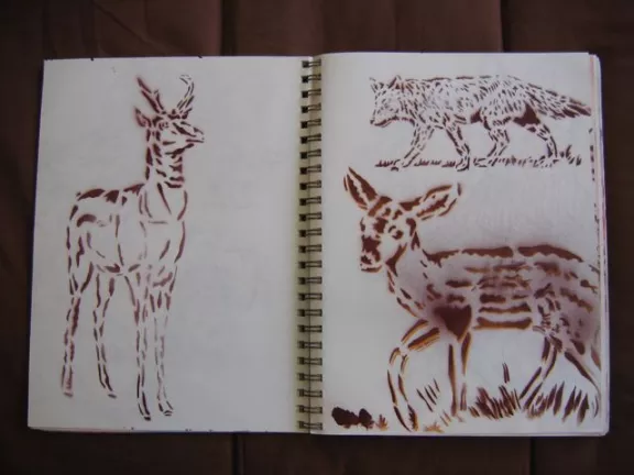 Scott Williams California Glory sketchbook 10