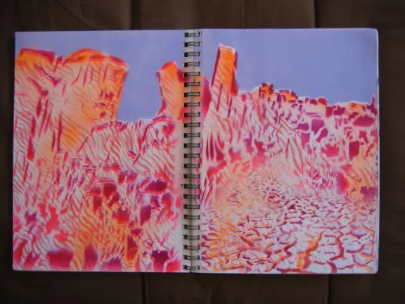 Scott Williams California Glory sketchbook 18