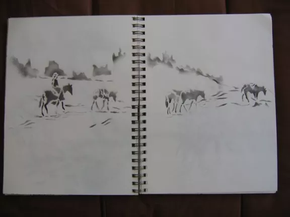 Scott Williams California Glory sketchbook 42