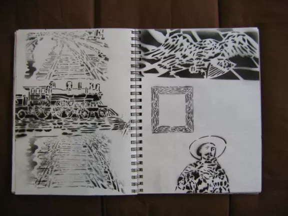 Scott Williams California Glory sketchbook 54