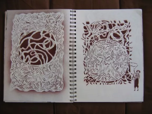 Scott Williams California Glory sketchbook 56
