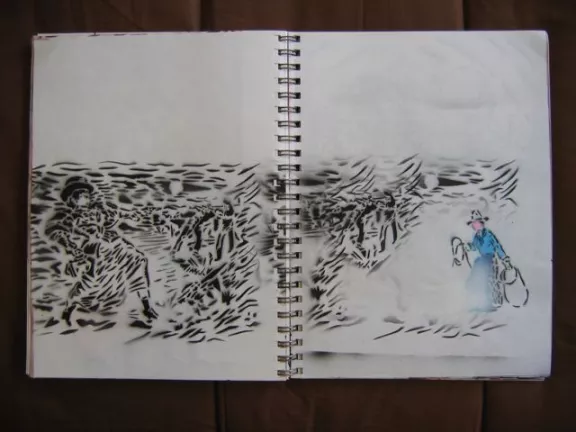 Scott Williams California Glory sketchbook 58