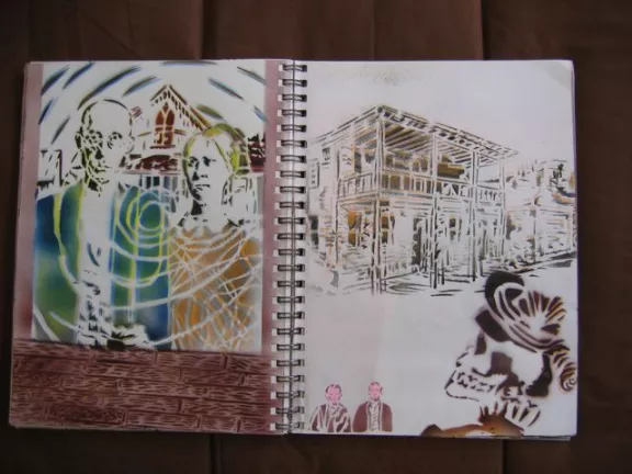 Scott Williams California Glory sketchbook 59