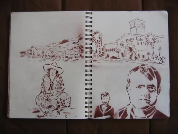 Scott Williams California Glory sketchbook 63