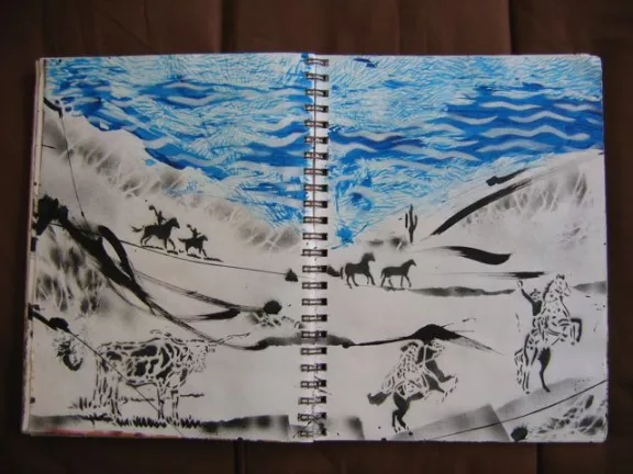 Scott Williams California Glory sketchbook 77