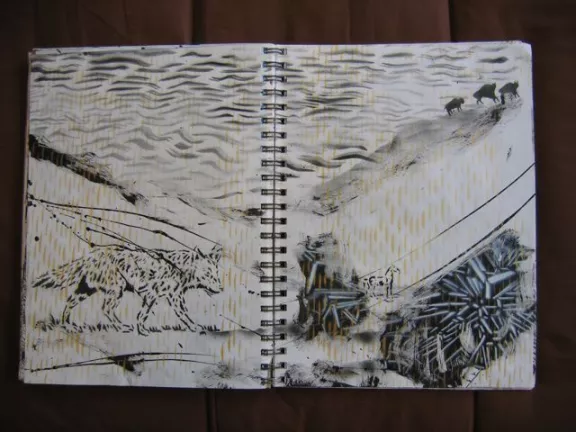 Scott Williams California Glory sketchbook 79