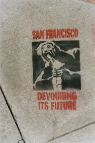 Street Art Workers SF Mission Devouring Future
