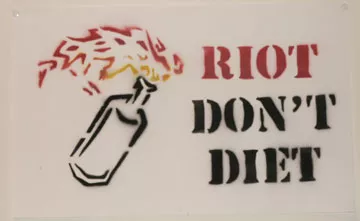 Street Art Workers SF Mission Riot Don't Diet