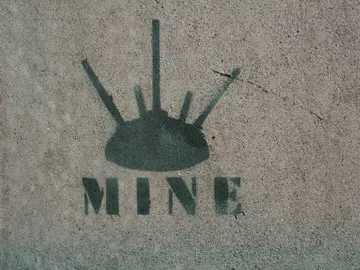 Sunshine Stencil Posse SF Lower Haight Mine