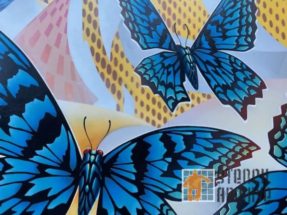 Xavi Cypress Alley butterfly detail