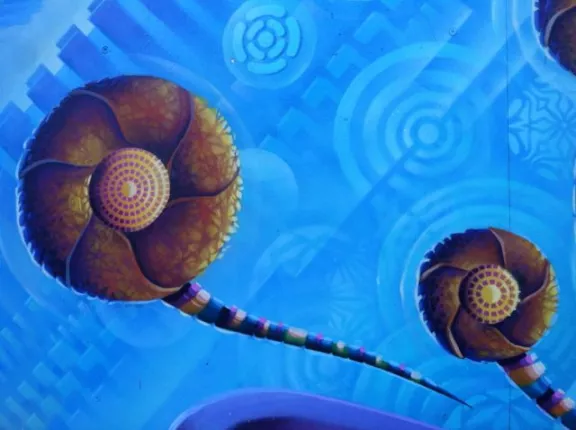 Xavi Solar Spirits flower detail
