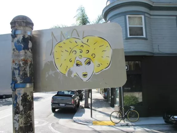 CAB Castro District drag queen sticker 04