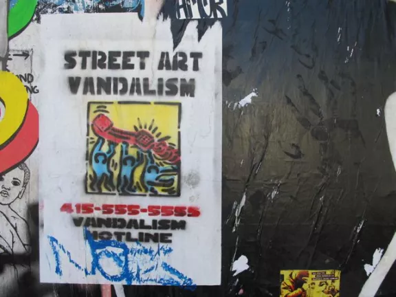 CAB DAP wall Vandalism hotline