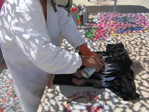 Chris Benfield NV BRC 2006 stencil station 05