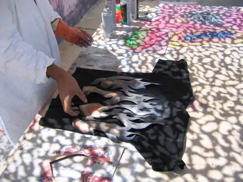 Chris Benfield NV BRC 2006 stencil station 06