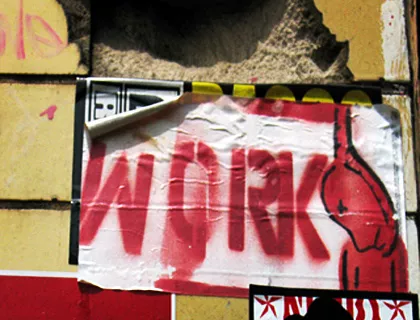 empte eyes SF hung up on work