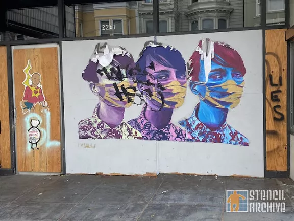 fiddlethief SF Fillmore COVID19 lg wheatpaste