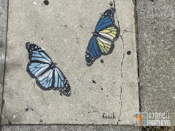 fnnch Alamo Square butterflies