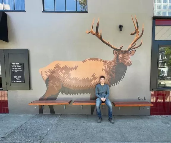 fnnch Elk Mural Cole Valley SF