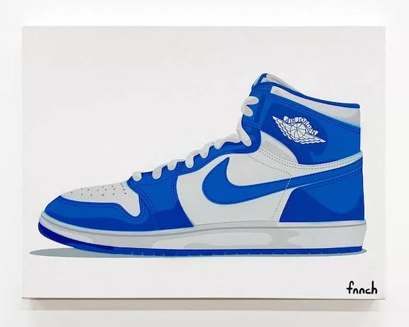 fnnch Nike Air Jordan sneakers blue