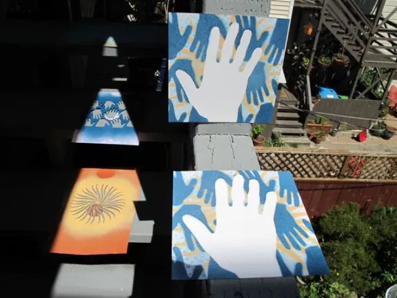Russell Stencil Archive Donation Art