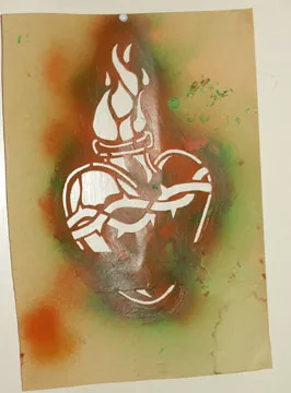 RSL Flaming Heart layer 03