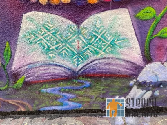 SF Clarion Alley pattern in book