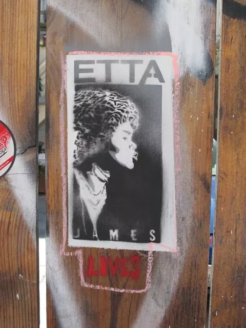 SF Clarion Alley Etta James Lives