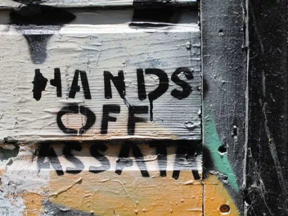 SF Clarion Alley Hands Off Assata