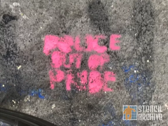 SF Clarion Alley Police out of Pride