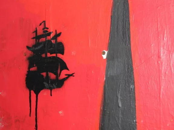 SF Clarion Alley three Mast Ship
