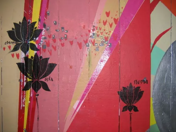 SF Clarion Alley Lotuses